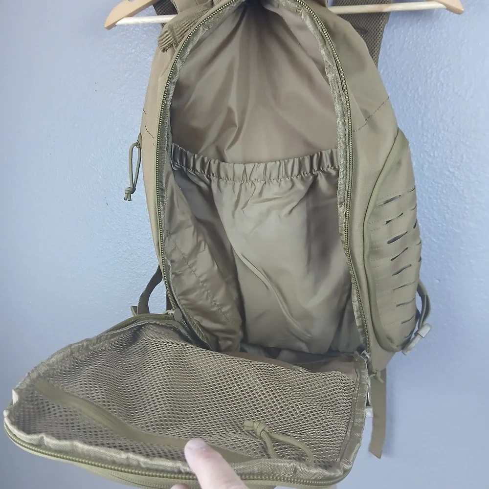 New Tactical Backpack Coyote Tan Laser Cut MOLLE Military Assault Pack 19in